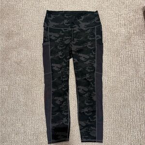 Fabletics Black Camo Active Leggings
